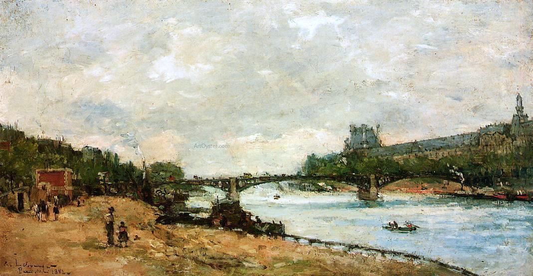 Albert Lebourg Paris, the Bridge of Saint-Peres - Hand Painted Oil Painting