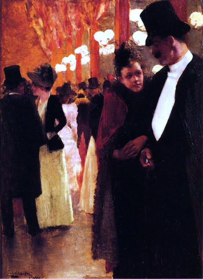 Catherine Engelhart Amyont Parisian Soiree - Hand Painted Oil Painting