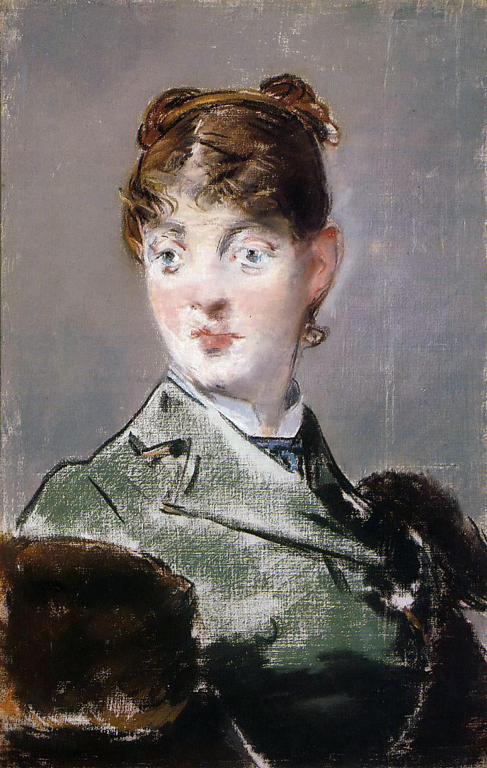 Edouard Manet Parisienne, Portrait of Madame Jules Guillemet - Hand Painted Oil Painting