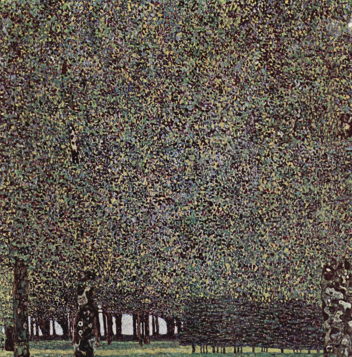 Gustav Klimt Park - Hand Painted Oil Painting