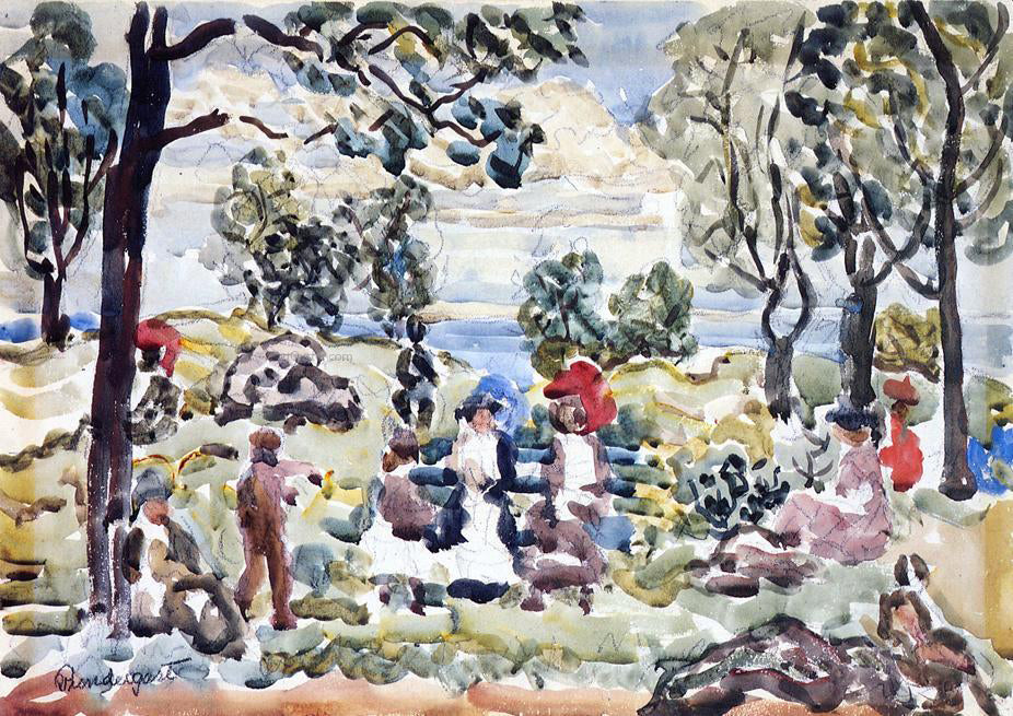 Maurice Prendergast Park, Gloucester - Hand Painted Oil Painting