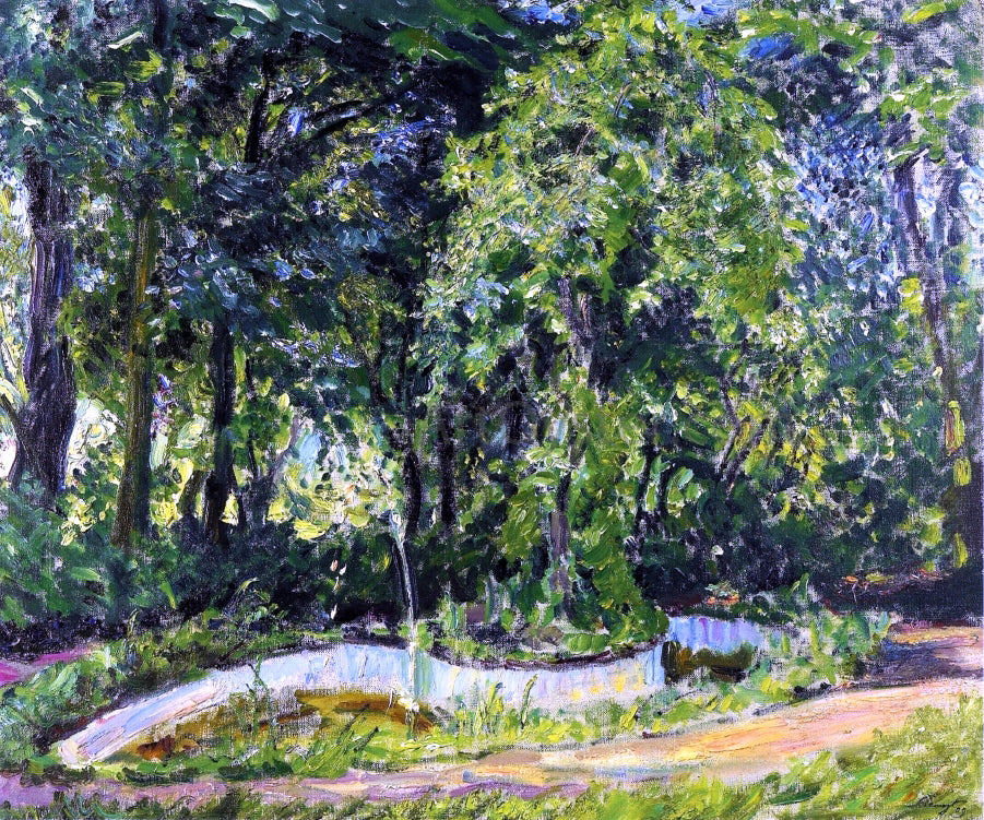 Max Slevogt Park Landscape in the Palatinate - Hand Painted Oil Painting