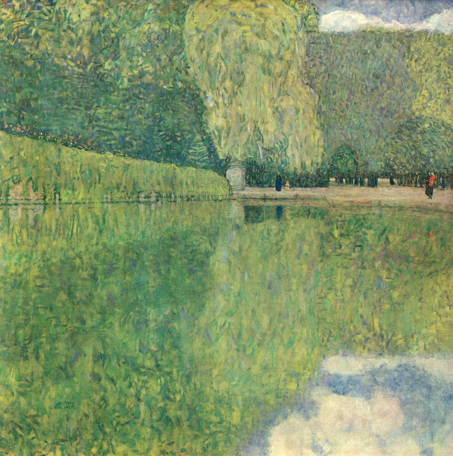Gustav Klimt Park of Schonbrunn - Hand Painted Oil Painting
