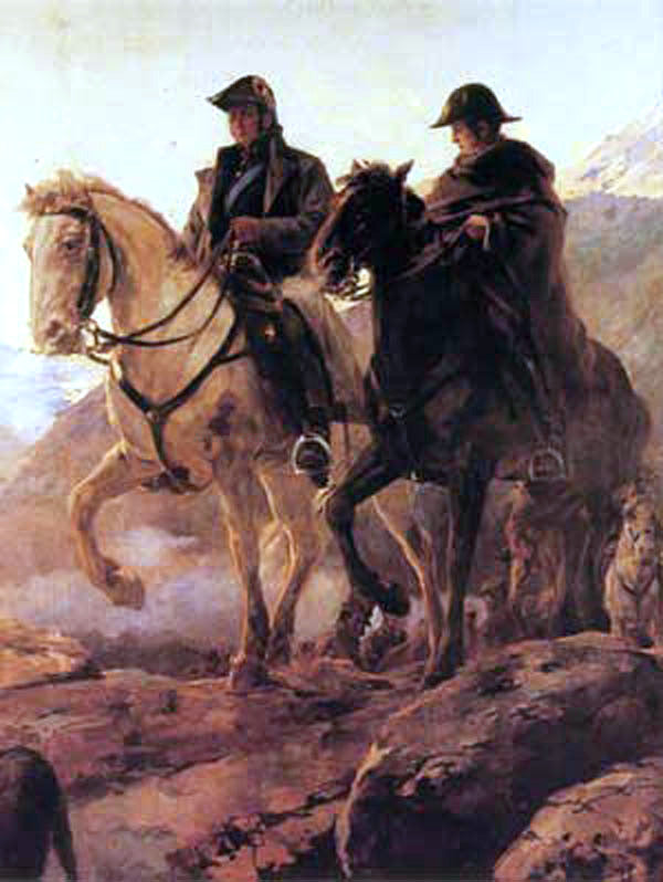Julio Vila Prades Paso de los Andes - Hand Painted Oil Painting