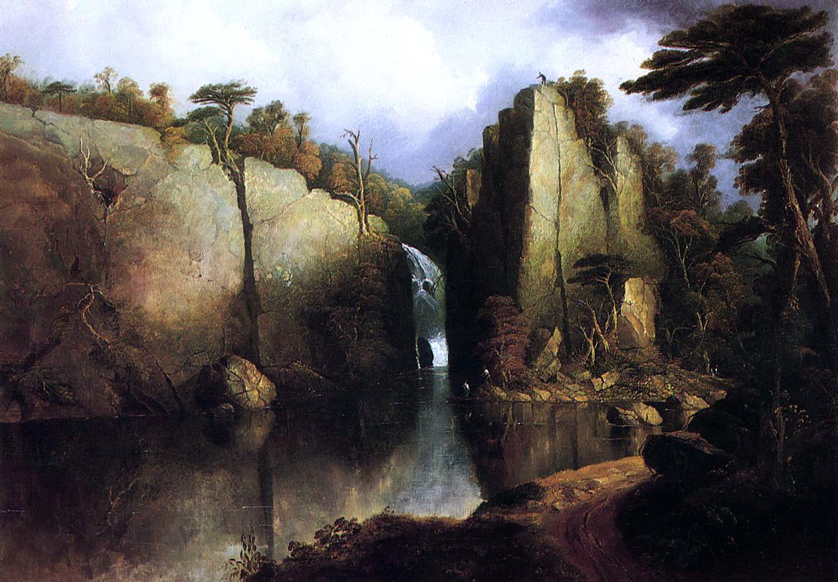 William Guy Wall Passaic Falls - Hand Painted Oil Painting