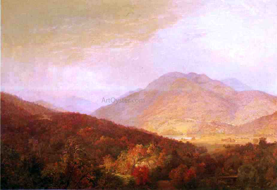 William Trost Richards Passing Autumn Rain - Hand Painted Oil Painting