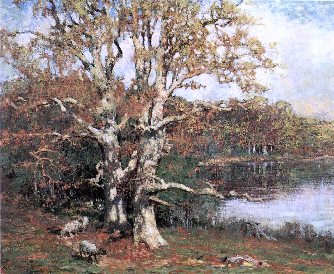 Allen Butler Talcott Pasture Oaks - Hand Painted Oil Painting