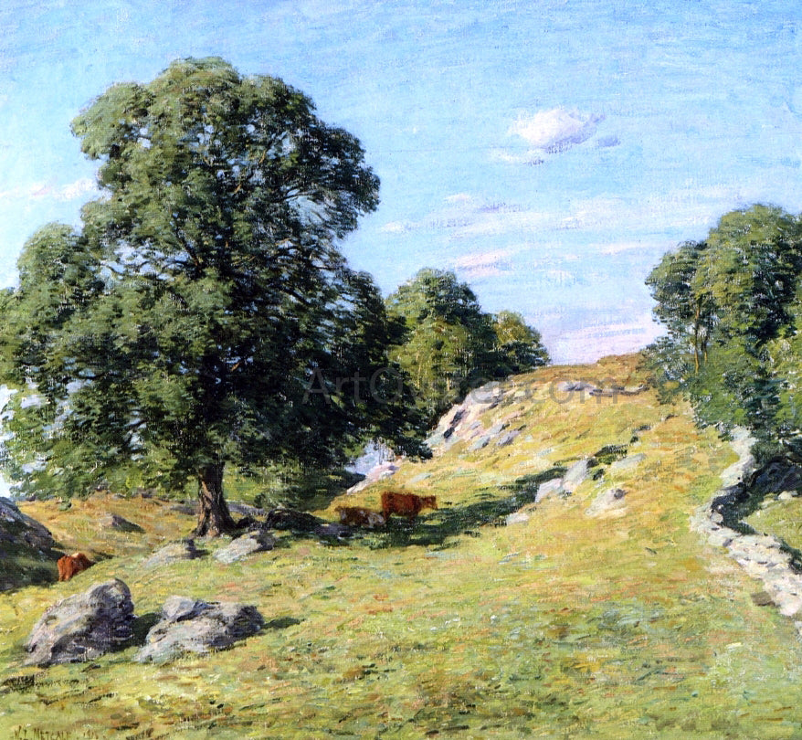 Willard Leroy Metcalf Pasture, Old Lyme - Hand Painted Oil Painting