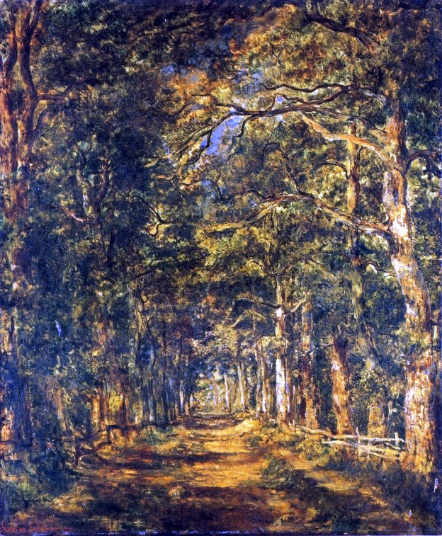 Charles Leroux Path Among the Trees at Souliers - Hand Painted Oil Painting