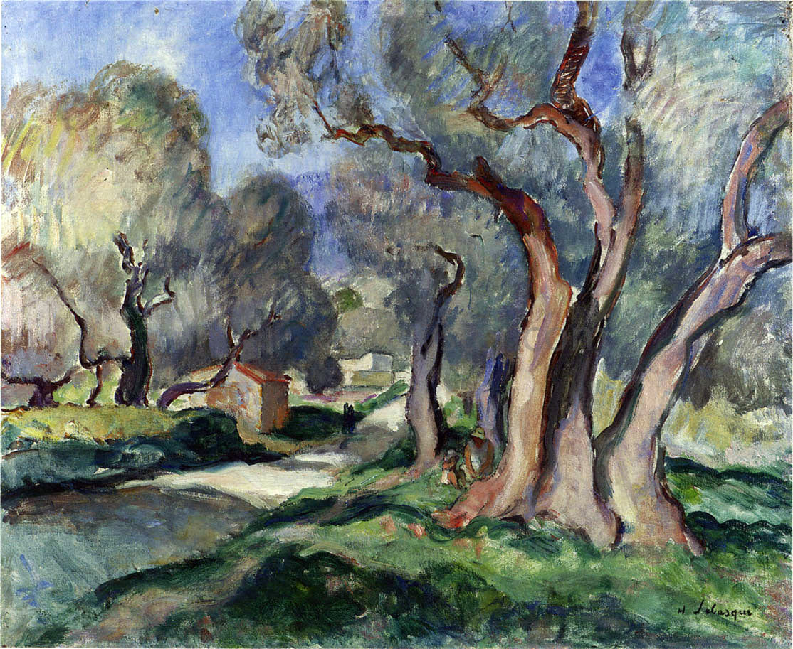 Henri Lebasque Path Among the Olive Trees - Hand Painted Oil Painting