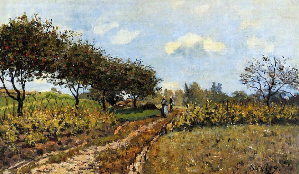 Alfred Sisley Path in the Country - Hand Painted Oil Painting