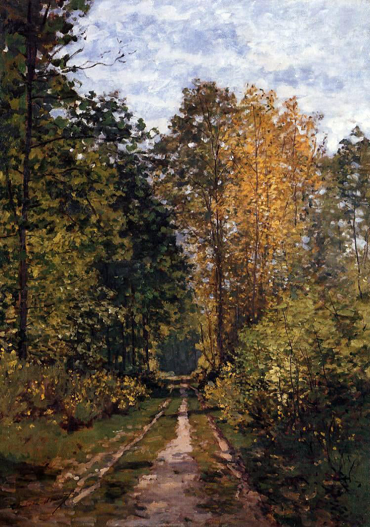 Claude Oscar Monet Path in the Forest - Hand Painted Oil Painting