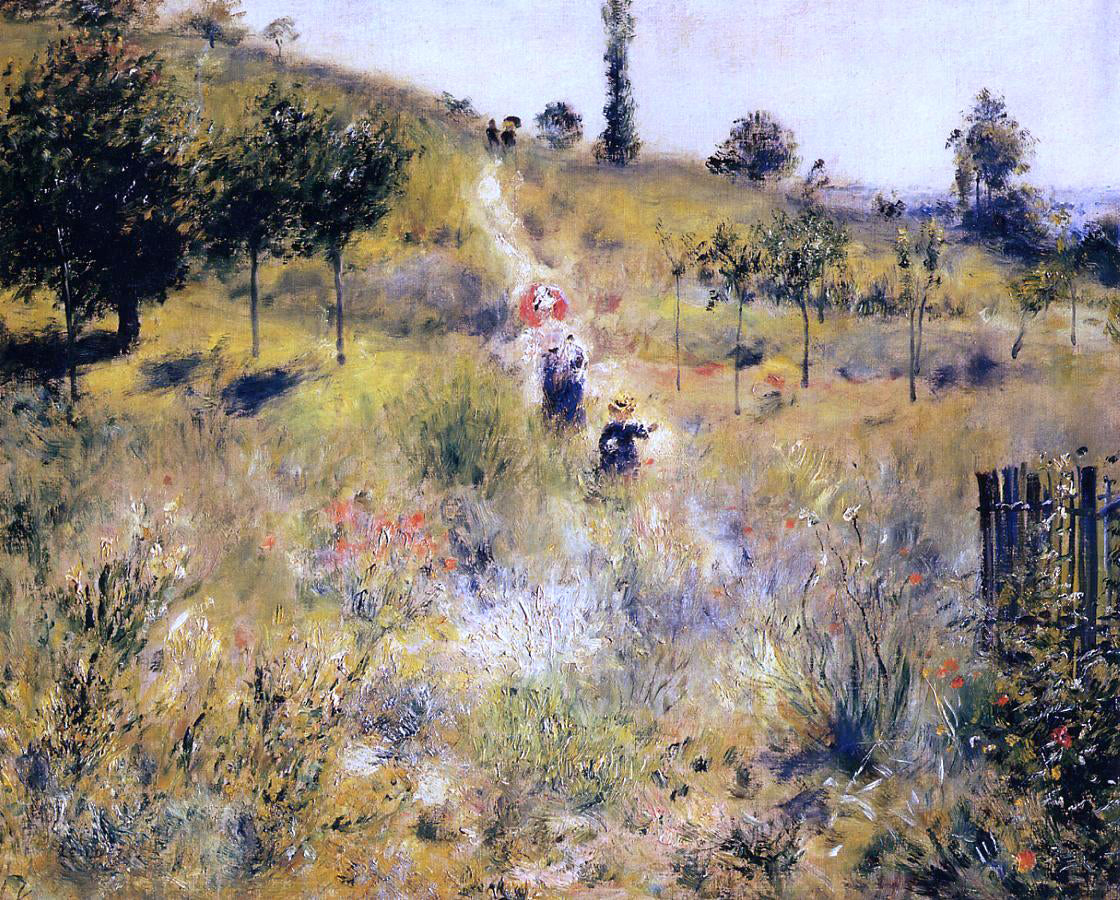 Pierre Auguste Renoir Path Leading through Tall Grass - Hand Painted Oil Painting