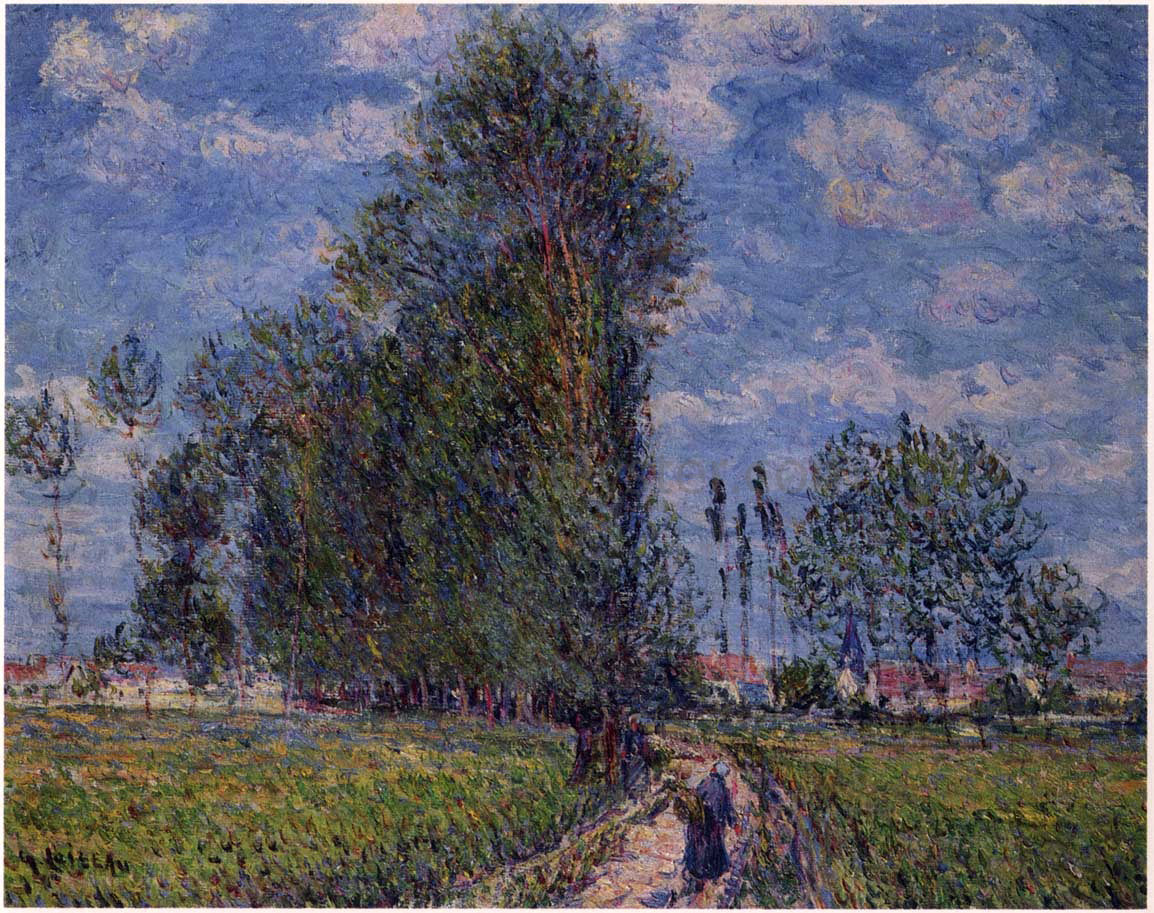 Gustave Loiseau Path near Saint Cyr Vaudreuil - Hand Painted Oil Painting
