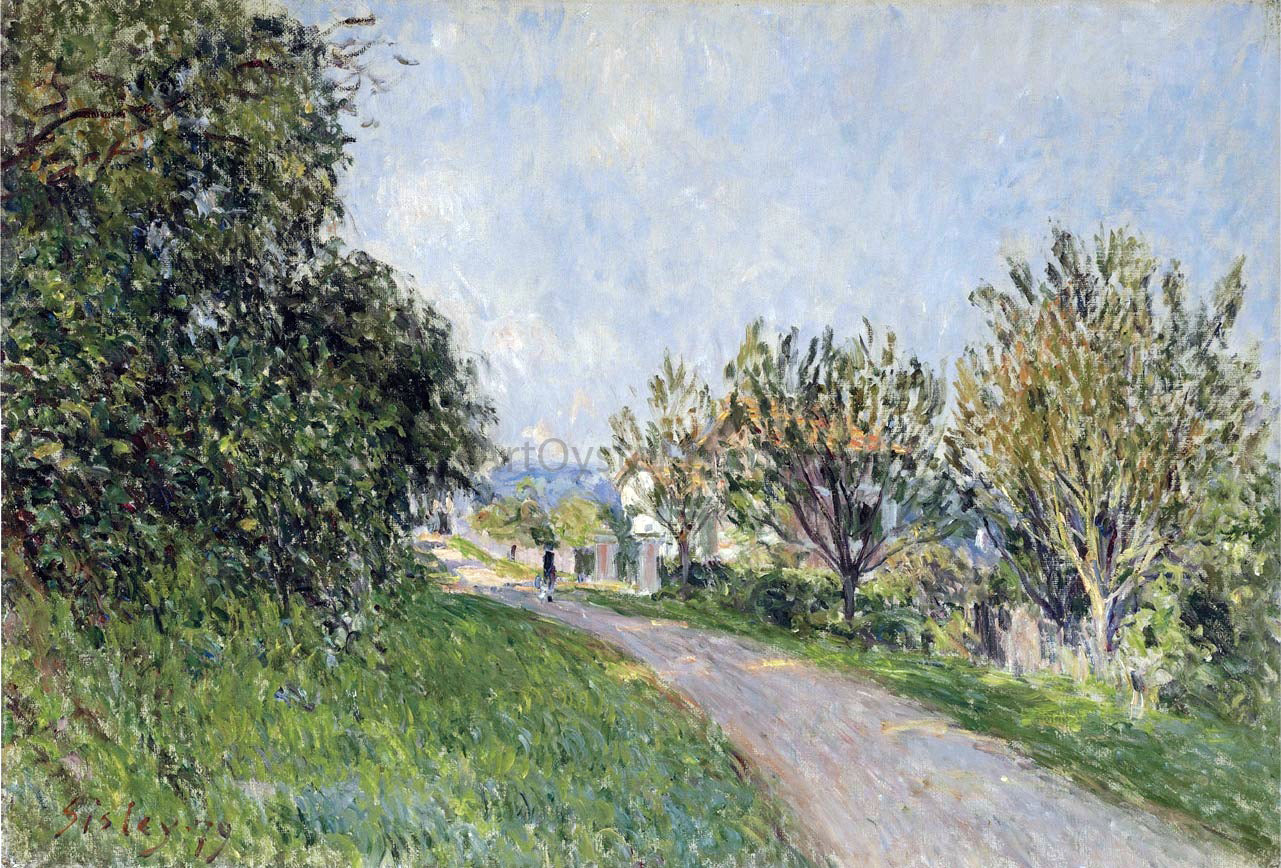 Alfred Sisley Path near Sevres - Hand Painted Oil Painting