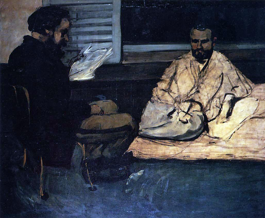 Paul Cezanne Paul Alexis Reading to Zola - Hand Painted Oil Painting