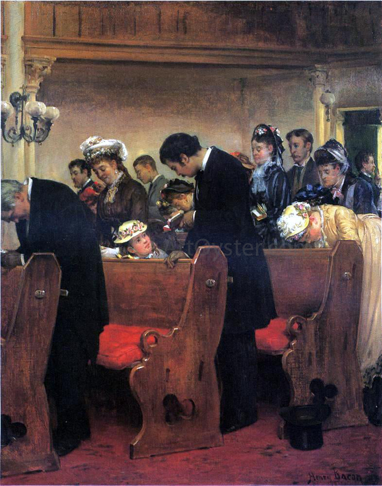 Henry Bacon Pay Attention - Hand Painted Oil Painting