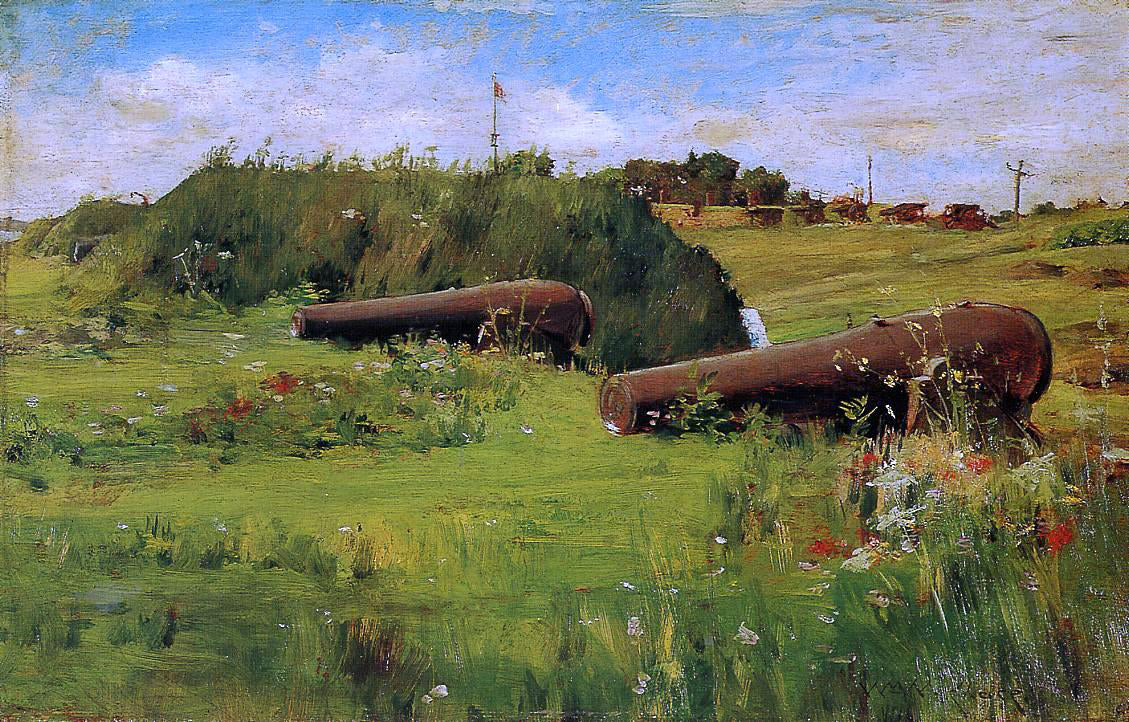  William Merritt Chase Peace, Fort Hamilton - Hand Painted Oil Painting
