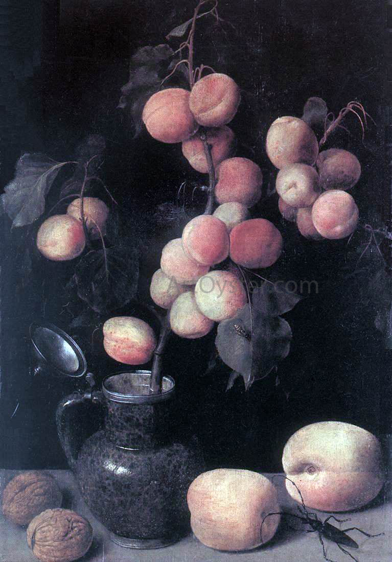 Georg Flegel Peaches - Hand Painted Oil Painting