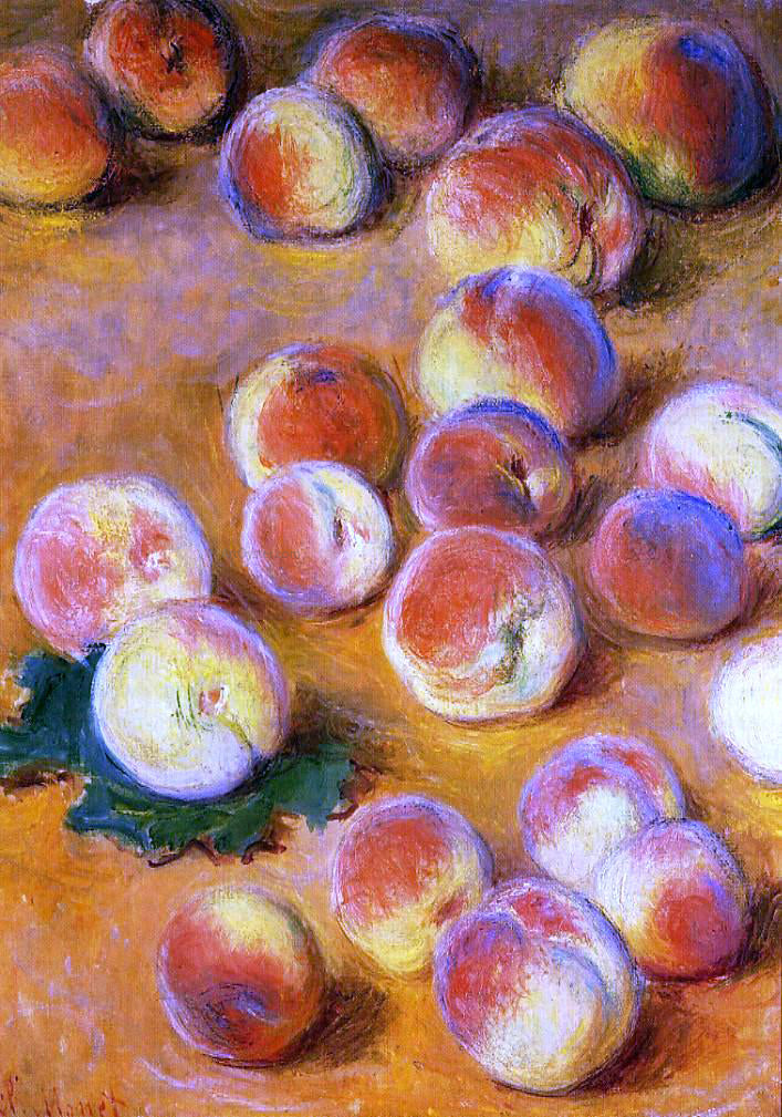 Claude Oscar Monet Peaches - Hand Painted Oil Painting
