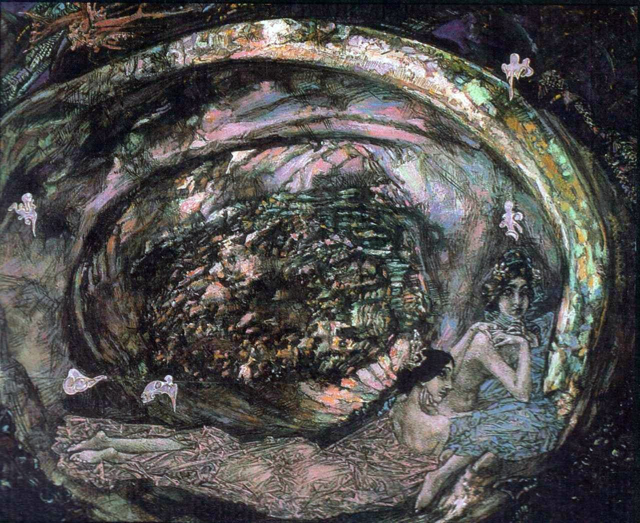 Michael Vrubel Pearl - Hand Painted Oil Painting