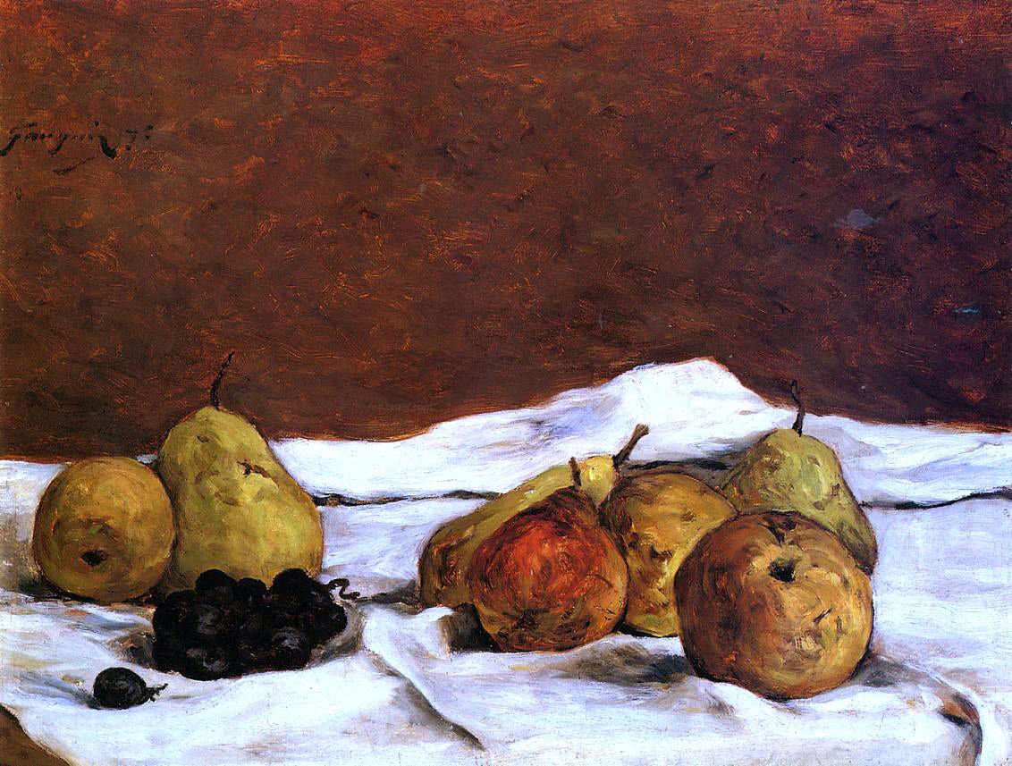 Paul Gauguin Pears and Grapes - Hand Painted Oil Painting