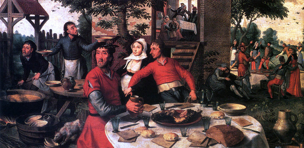 Pieter Aertsen Peasant's Feast - Hand Painted Oil Painting