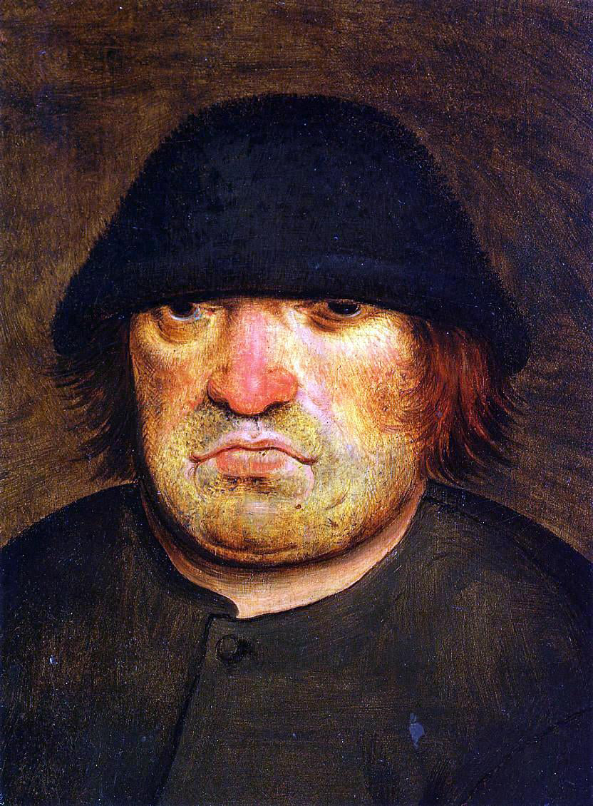The Younger Pieter Bruegel Peasant's Head - Hand Painted Oil Painting