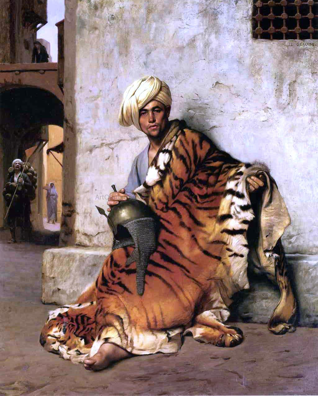 Jean-Leon Gerome Pelt Merchant, Cairo - Hand Painted Oil Painting