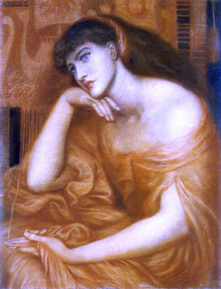 Dante Gabriel Rossetti Penelope - Hand Painted Oil Painting