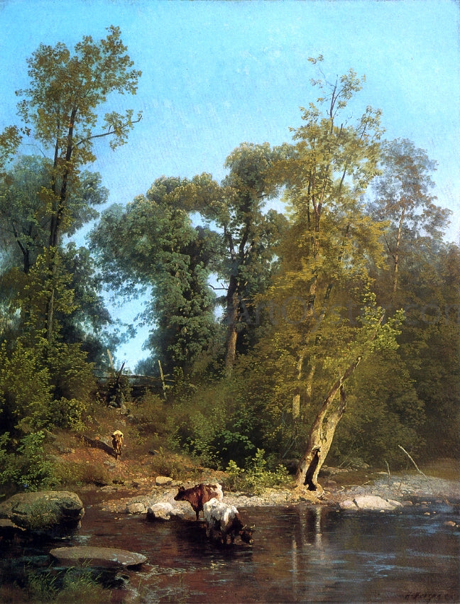 Herman Herzog Pennsylvania Scenery - Hand Painted Oil Painting