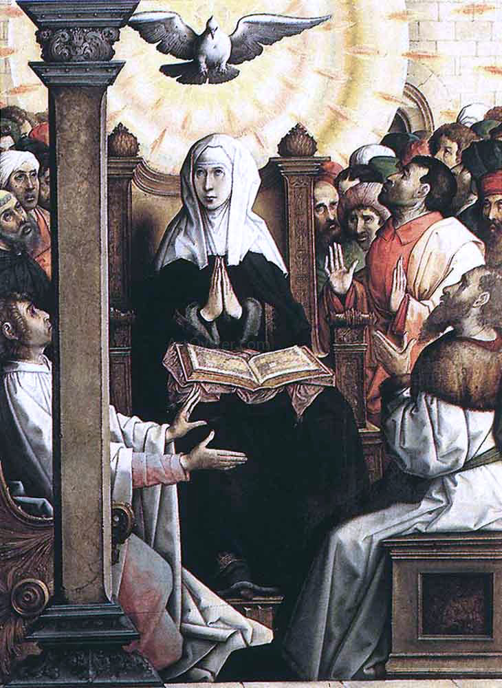 Juan De Flandes Pentecost - Hand Painted Oil Painting