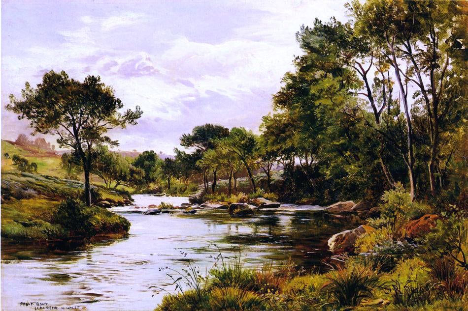 Sidney Richard Percy Pen-y-Bont, Llanbedr, North Wales - Hand Painted Oil Painting