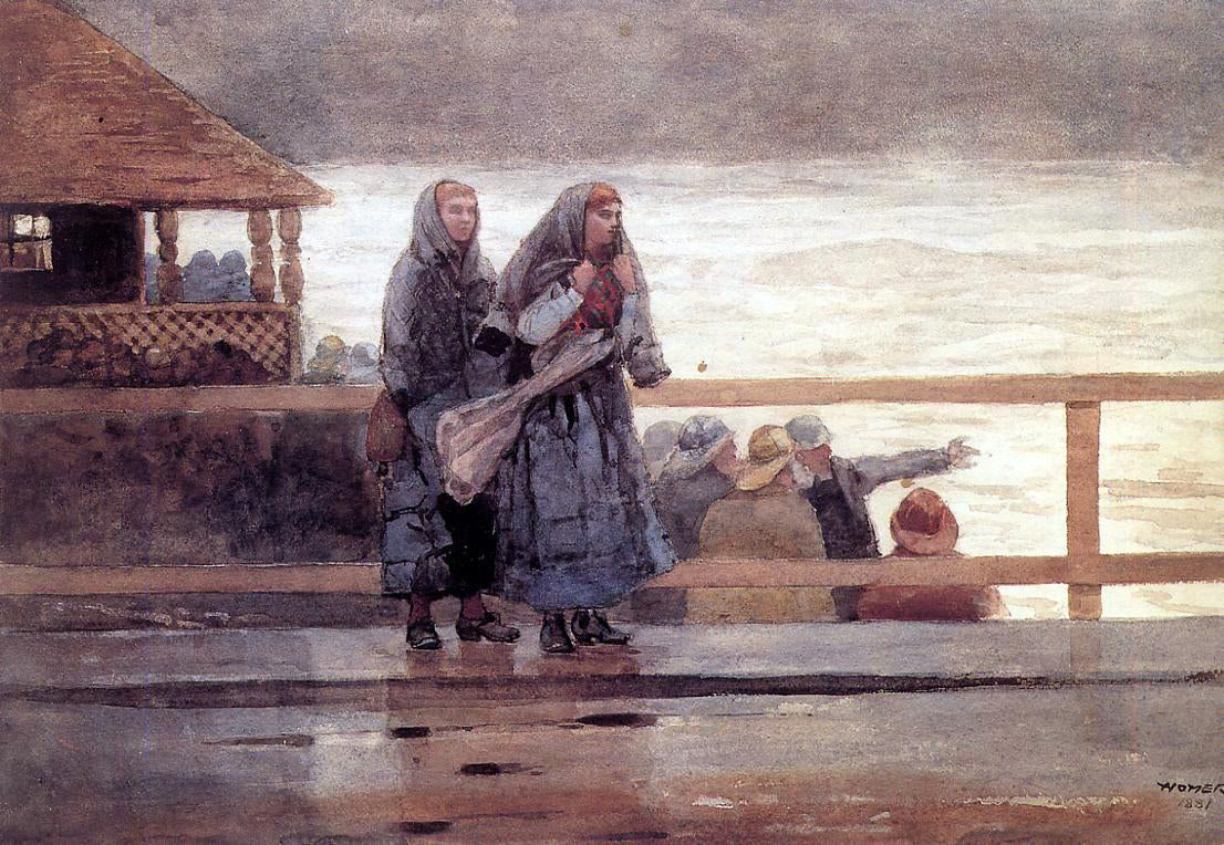 Winslow Homer Perils of the Sea - Hand Painted Oil Painting
