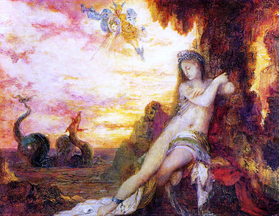 Gustave Moreau Perseus and Andromeda - Hand Painted Oil Painting