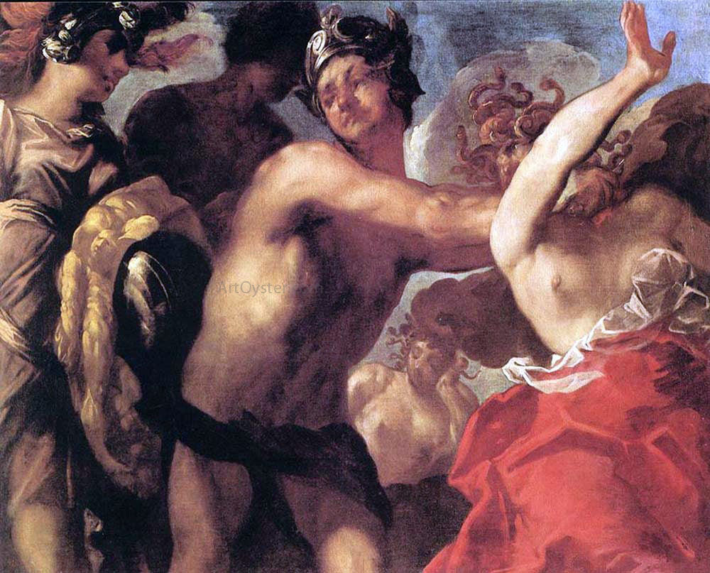 Francesco Maffei Perseus Cuts the Medusa's Head Off - Hand Painted Oil Painting