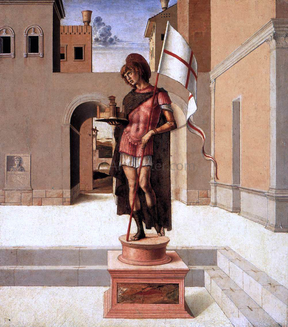  Giovanni Bellini Pesaro Altarpiece (predella) - Hand Painted Oil Painting