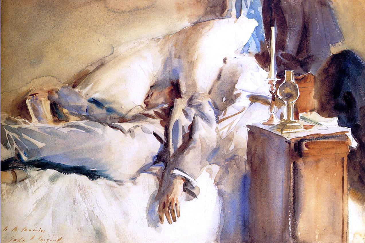 John Singer Sargent Peter Harrison Asleep - Hand Painted Oil Painting