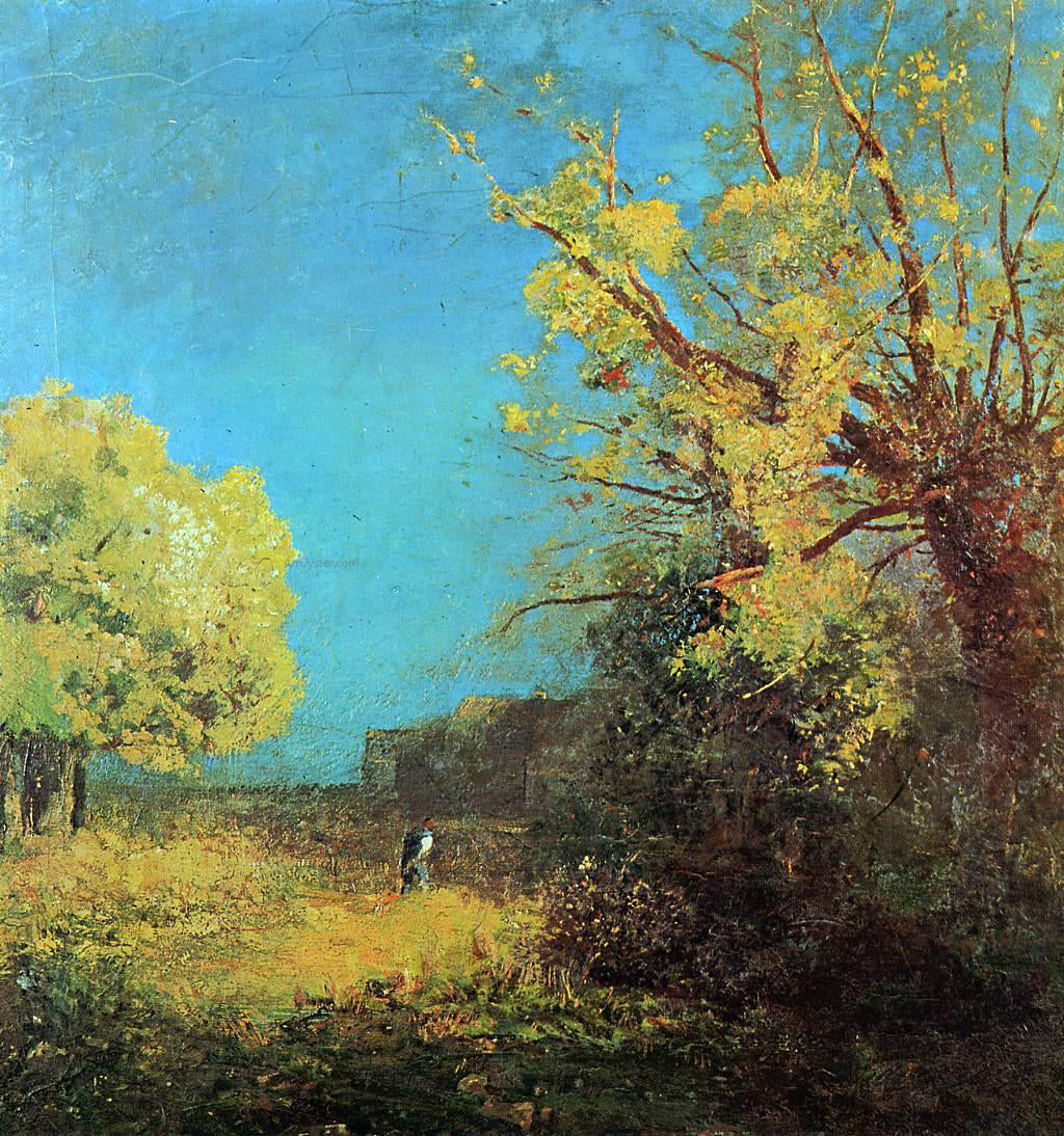 Odilon Redon Peyrelebade Landscape - Hand Painted Oil Painting