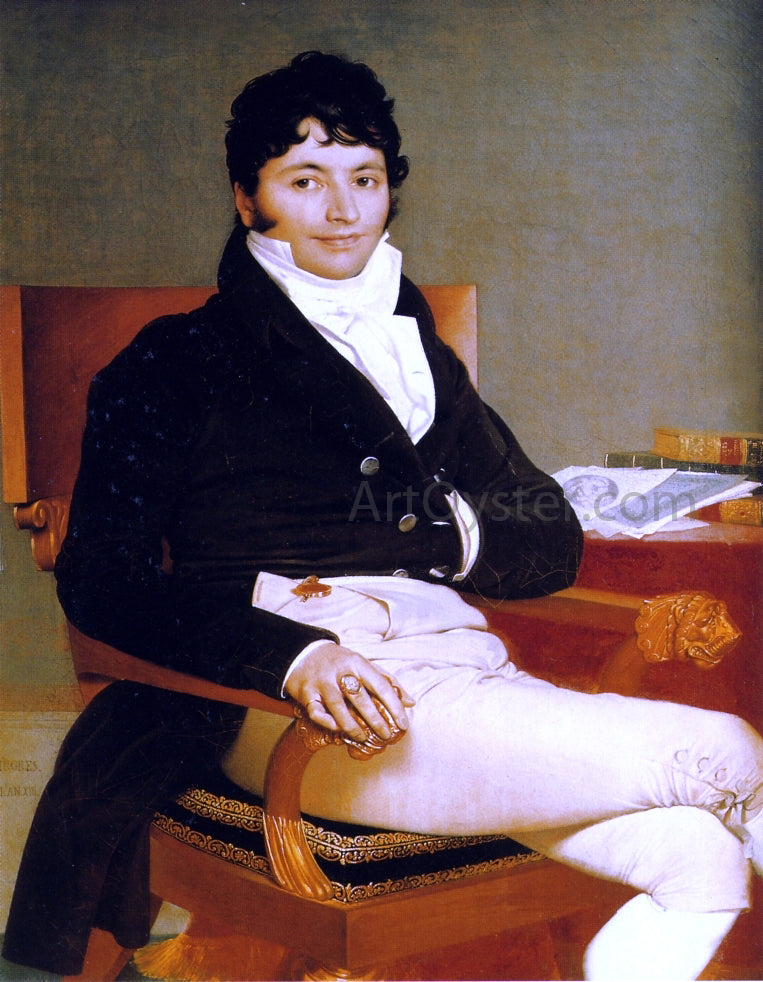Jean-Auguste-Dominique Ingres Philbert Riviere - Hand Painted Oil Painting