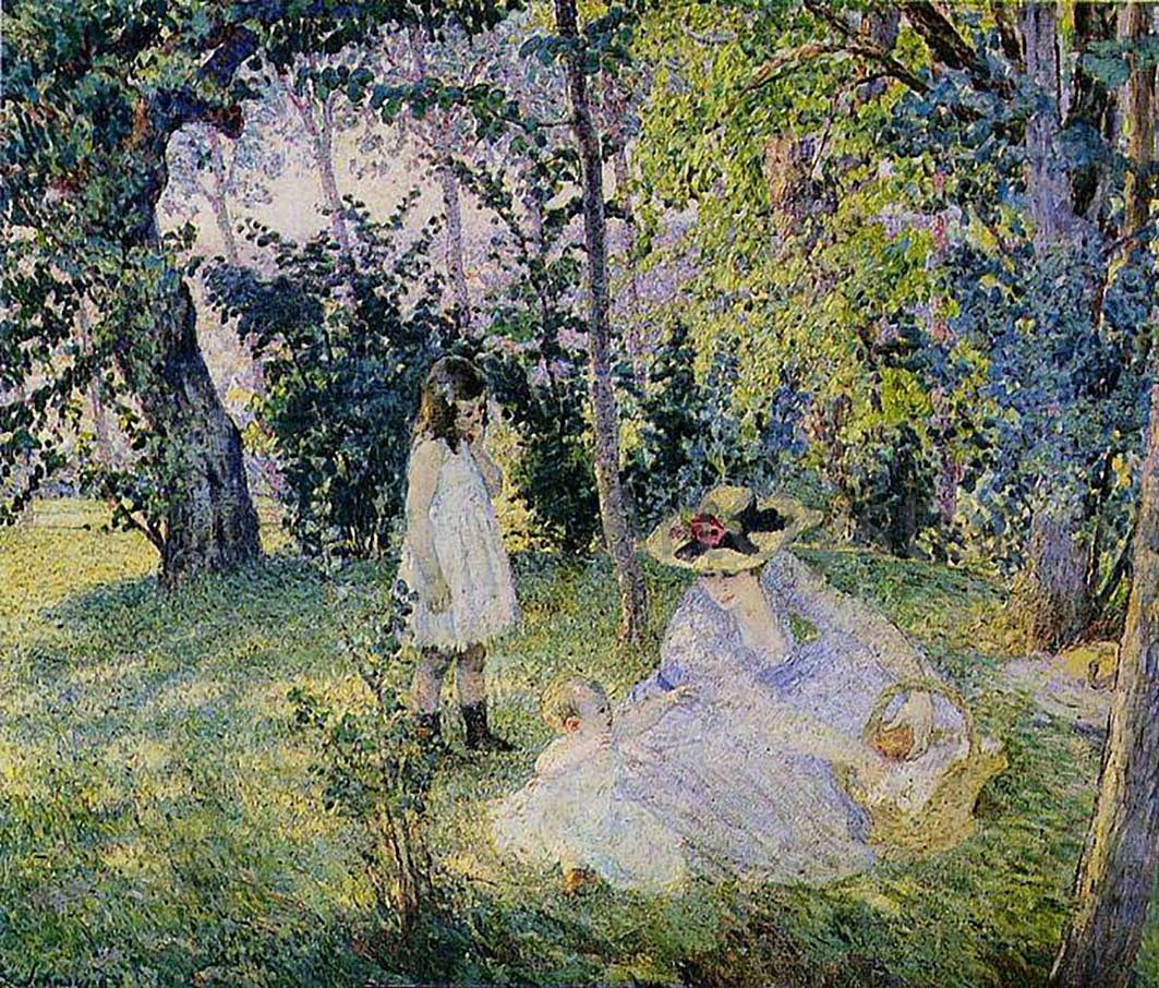  Henri Lebasque Picnic in the woods - Hand Painted Oil Painting