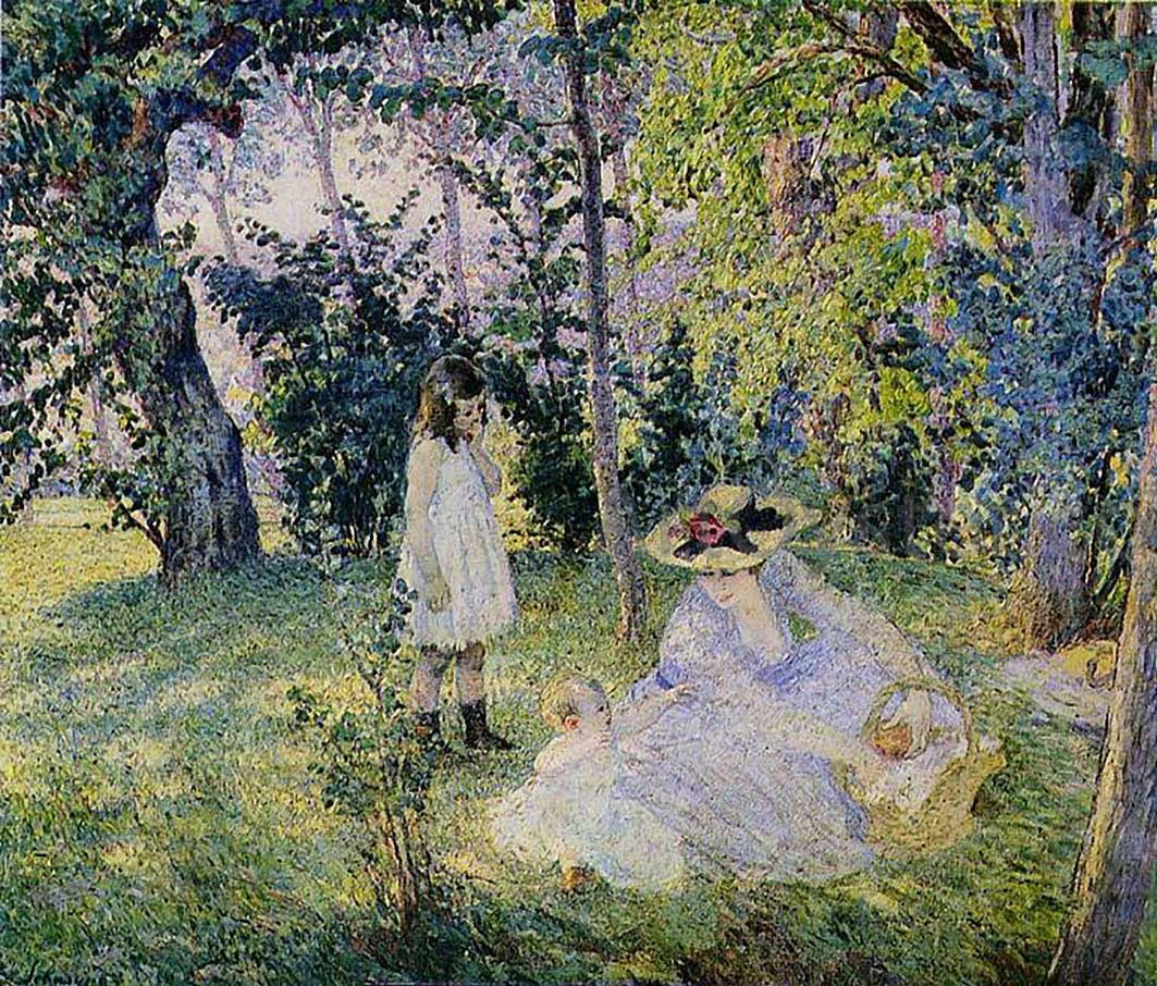Henri Lebasque Picnic in the woods - Hand Painted Oil Painting