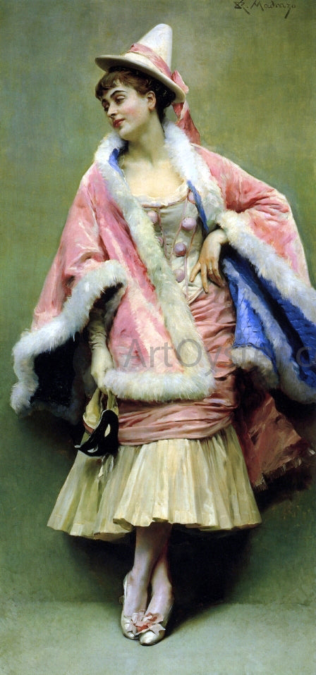 Raimundo de Madrazo Y Garreta Pierette - Hand Painted Oil Painting