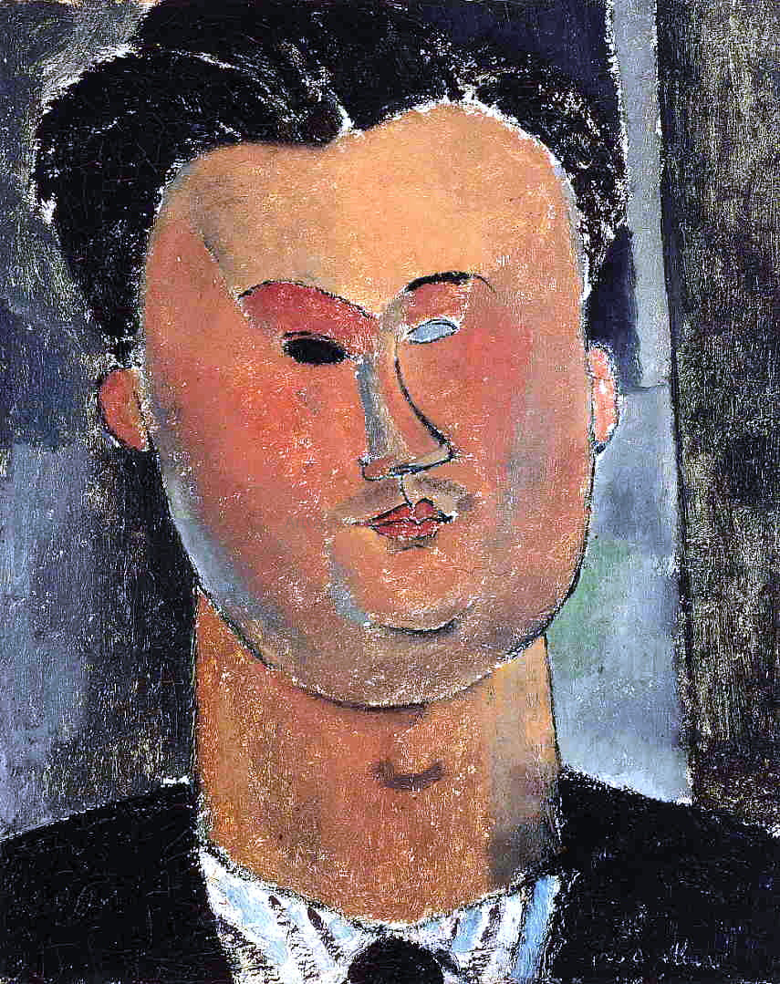 Amedeo Modigliani Pierre Reverdy - Hand Painted Oil Painting