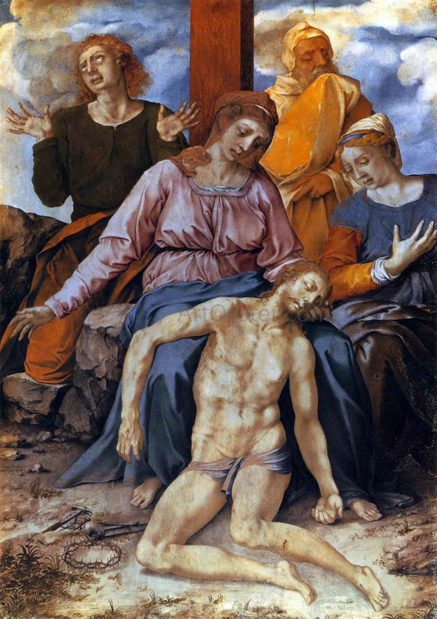  Giulio Clovio Pieta - Hand Painted Oil Painting