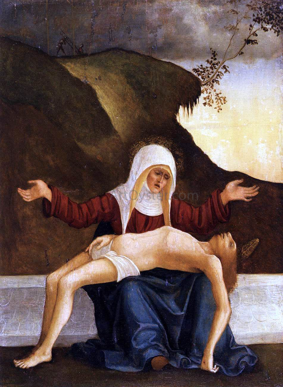  Ludovico Mazzolino Pieta - Hand Painted Oil Painting