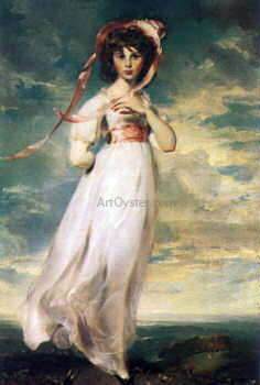 Sir Thomas Lawrence Pinkie (Sarah Barrett Moulton) - Hand Painted Oil Painting