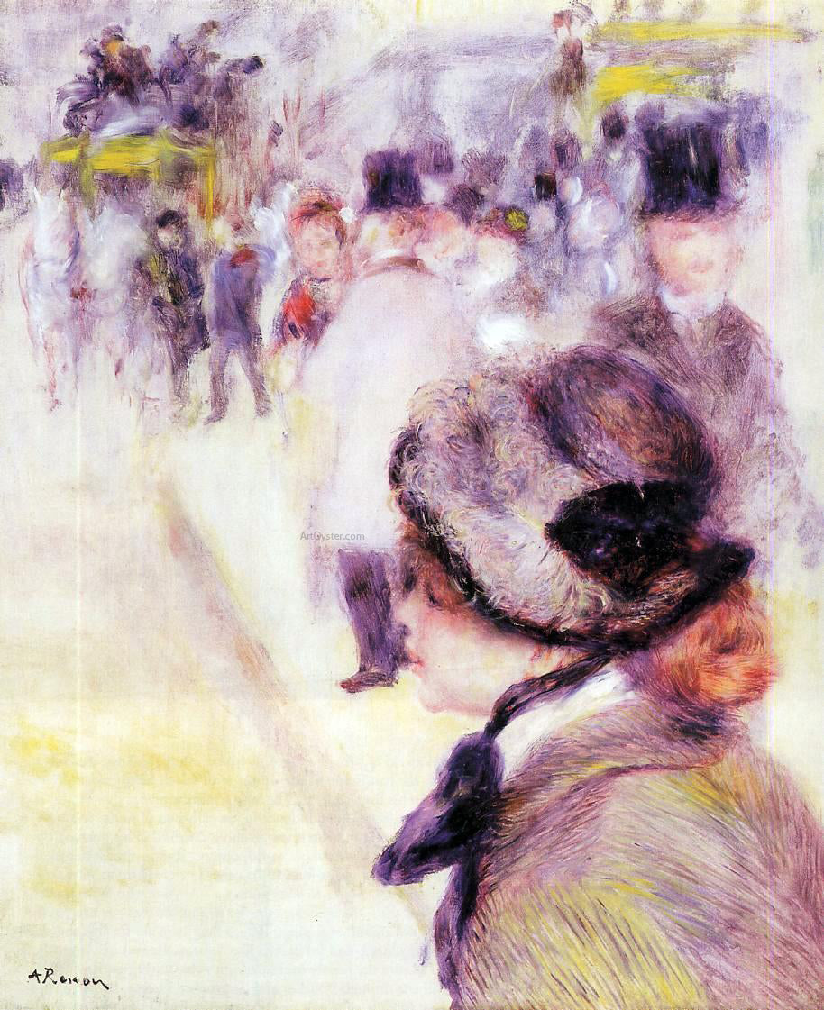 Pierre Auguste Renoir Place Clichy - Hand Painted Oil Painting