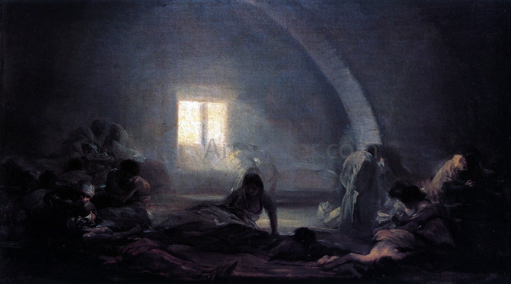 Francisco Jose de Goya Y Lucientes Plague Hospital - Hand Painted Oil Painting