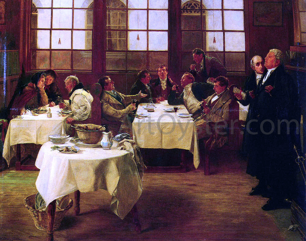 Walter Dendy Sadler Plaintiff and Defendant - Hand Painted Oil Painting